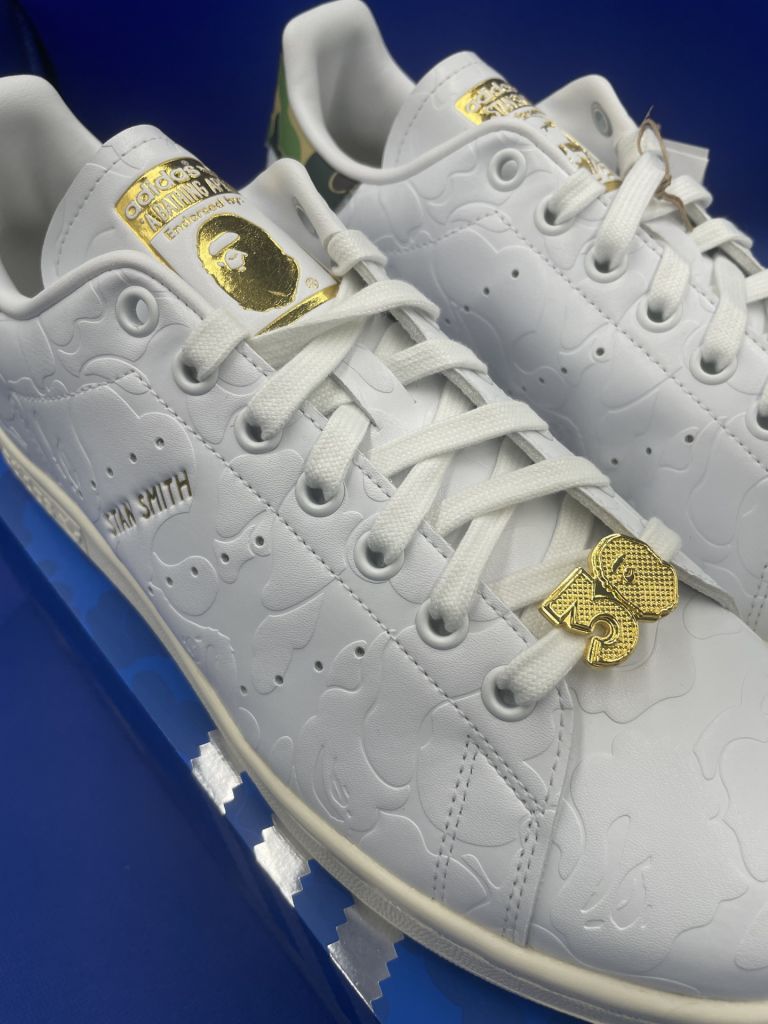 Кроссовки Adidas Stan Smith x BAPE IG1115  (US 9) - фото фото фото 3
