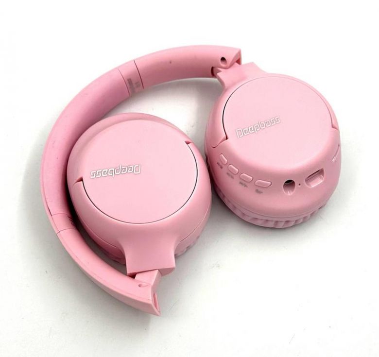 Навушники Bluetooth DEEPBASS R1 Рожеві - фото фото фото 1