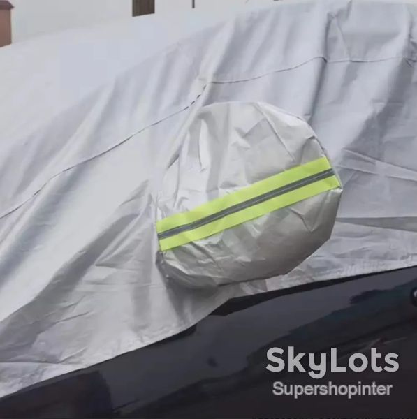 Автомобильный защитный тент-чехол для автомобиля XL 540*175*120 см Водонепроницаемый защитный тент на машину - фото фото фото 2