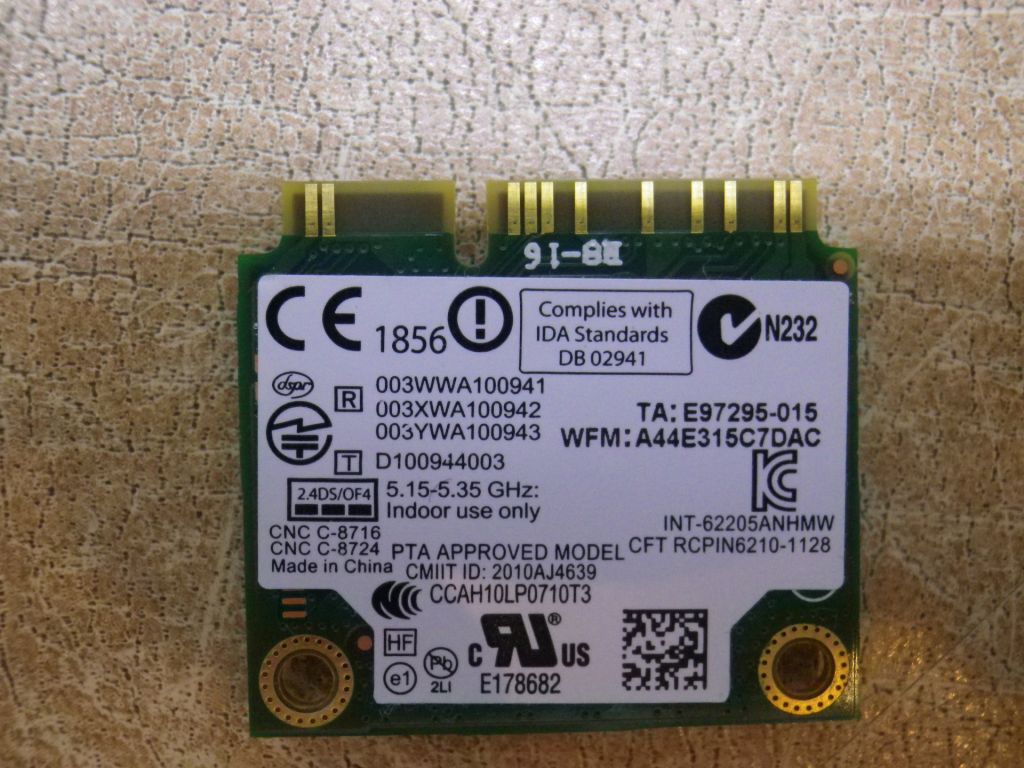 Б/У Wi-Fi карта на Lenovo X230 - фото фото фото 1