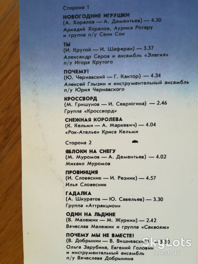 С Новым годом-Новогодние игрушки  (лам. конв.)  (1)-Ex.+, Мелодія - фото фото фото 2