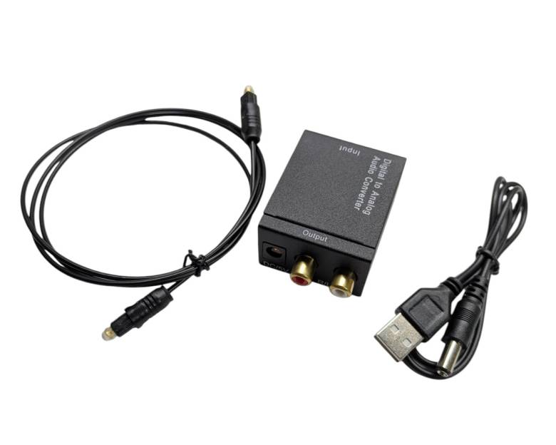 Цифровой аудио конвертер Optical/Coaxial  RCA L/R + 3.5 мм - фото фото фото 1