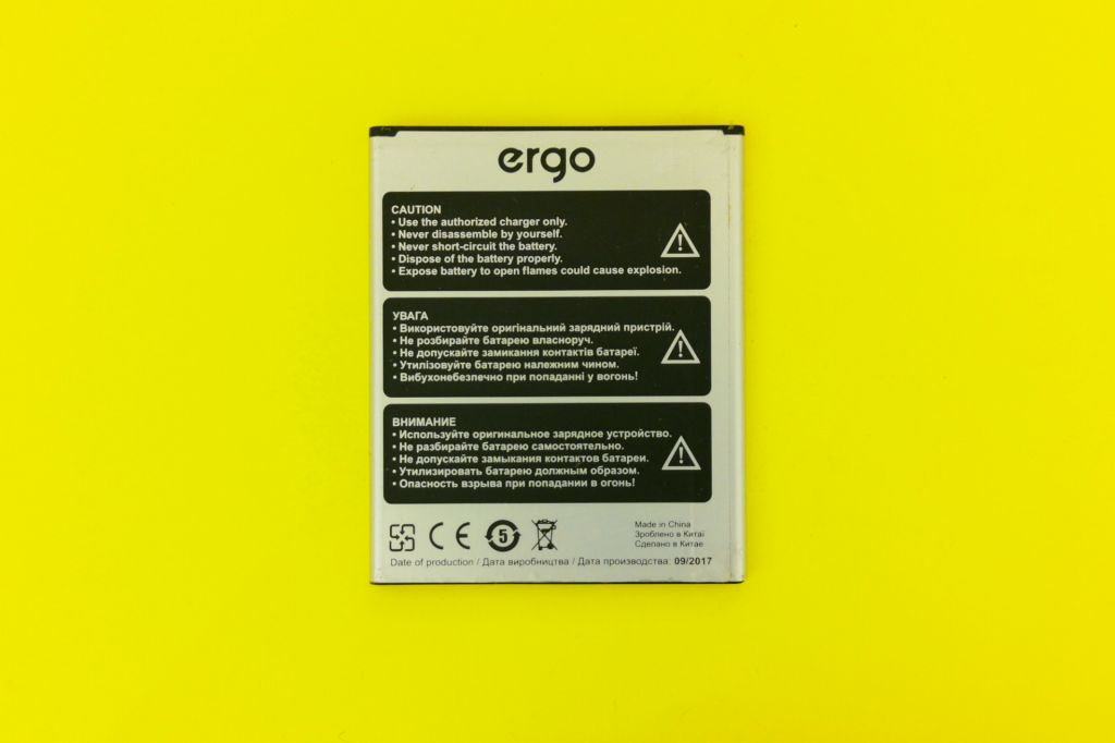 Аккумулятор Оригинал акб Ergo B500 First    (2000 mAh) - фото фото фото 1