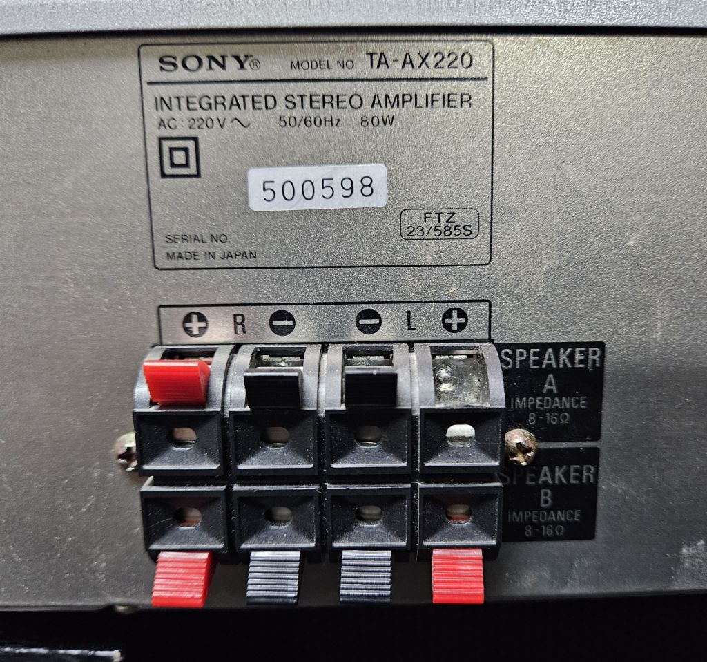 Підсилювач Sony TA-AX 220 - фото фото фото 4