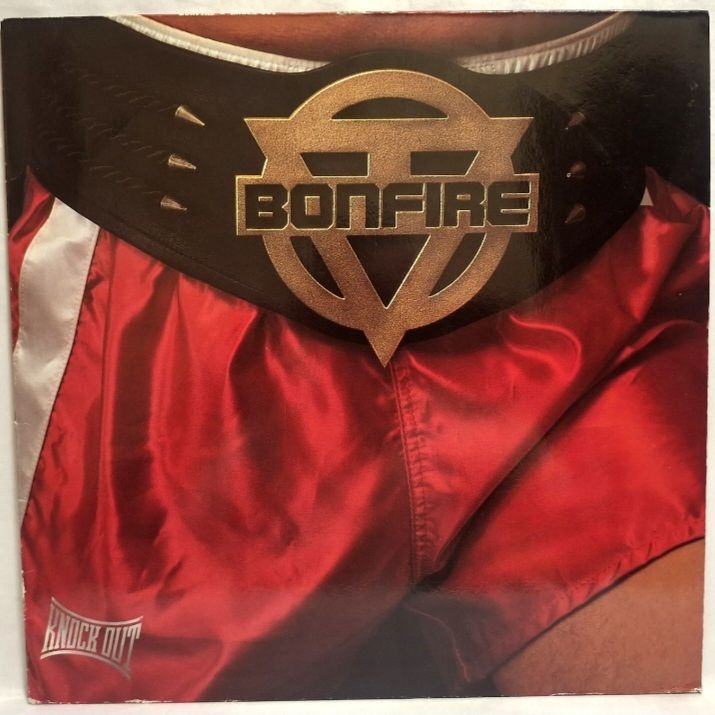Bonfire - Knock Out - 1991.  (LP). 12. Vinyl. Пластинка. Europe. - фото фото фото 0