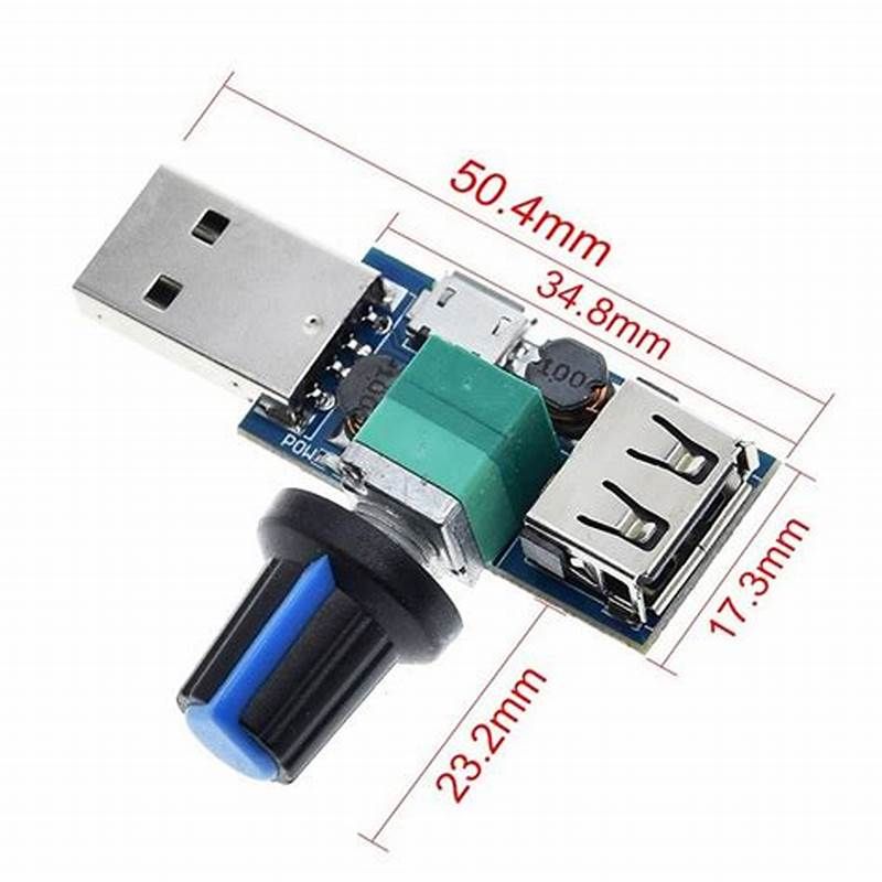 USB-регулятор скорости вращения вентилятора, 5 В - фото фото фото 1