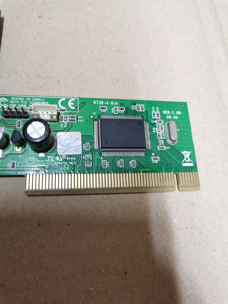 Звуковая карта PCI Express Manli C-Media M-CMI8738-6CH - фото фото фото 3