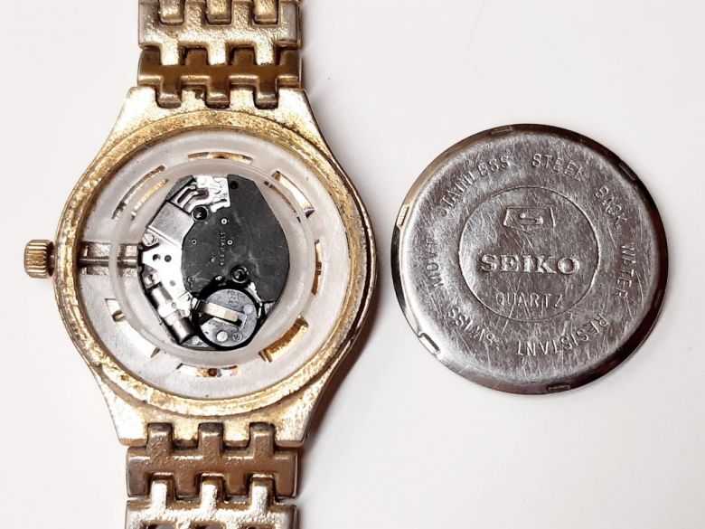 Наручные часы Seiko quartz, не рабочие, без стекла - фото фото фото 1