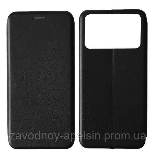 Чехол книжка Xiaomi Poco X6 Pro 5G Подставка (черный) - фото фото фото 1