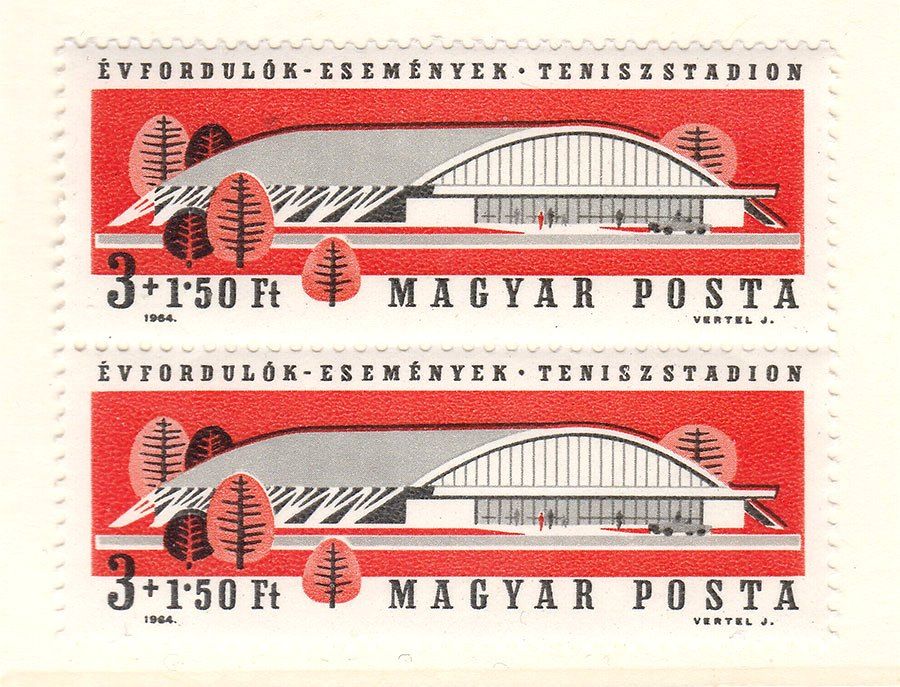 Венгрия  1964 г MNH  - архитектура - пара - фото фото фото 0