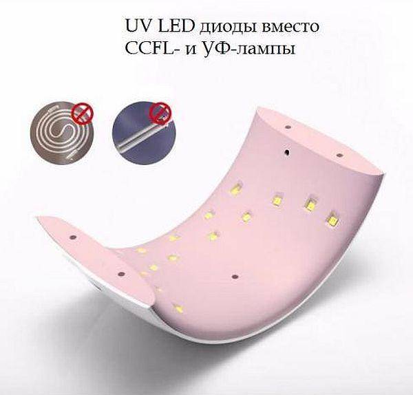 Гибридная сенсорная Uv и Led лампа Sun 9c нового поколения, 24Вт - фото фото фото 2