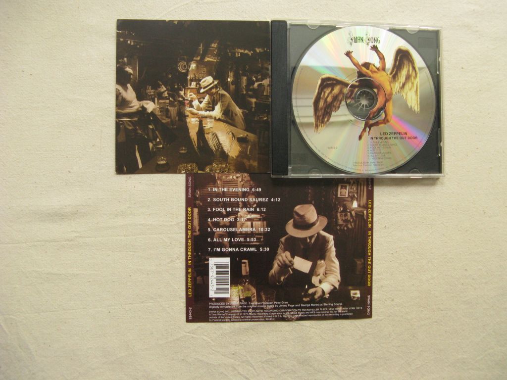 CD Led Zeppelin In Through The Out Door. 1979. - фото фото фото 1