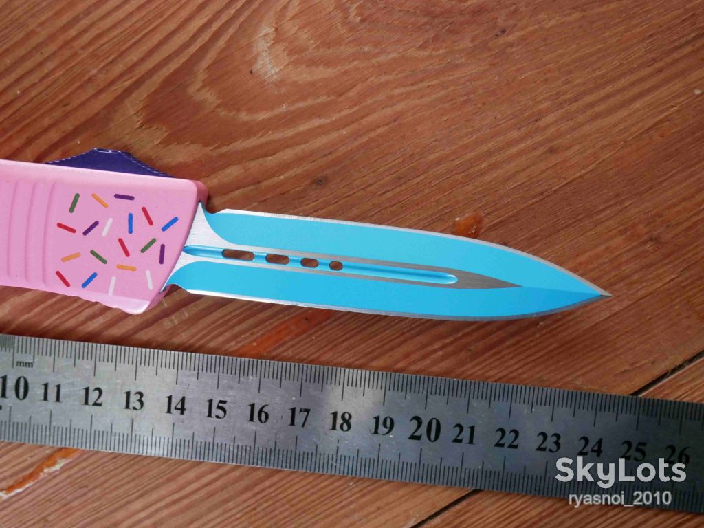 Microtech Combat Troodon Donut Pink Dagger, Replica, Автомат, Tactical, EDC - фото фото фото 3