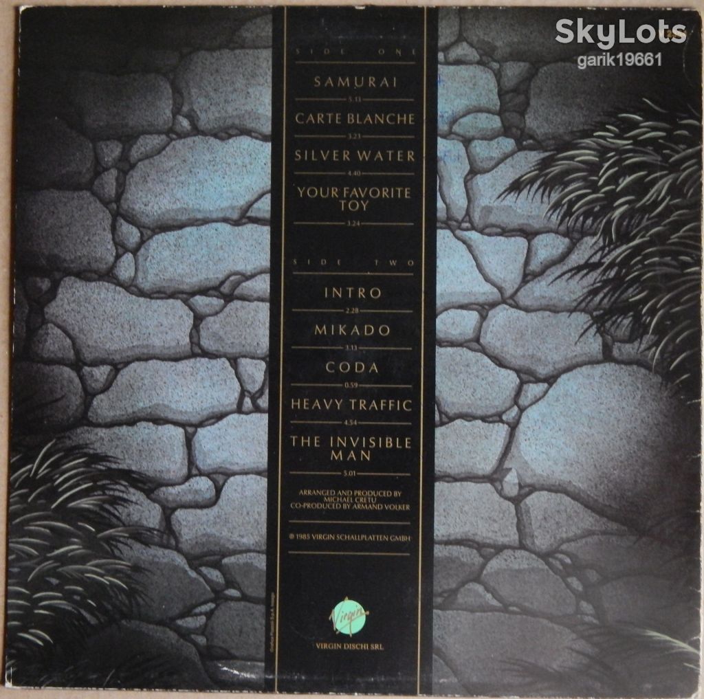 Cretu – The Invisible Man  (Virgin – V 2354, Italy) EX/EX+ - фото фото фото 1