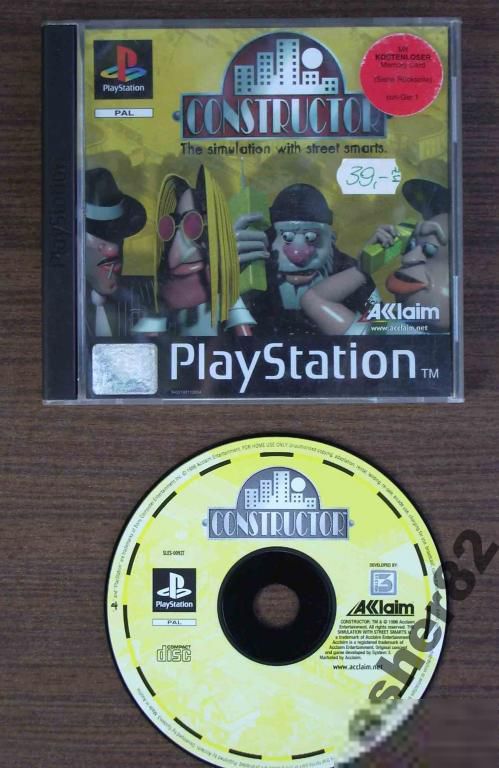 Игра на PS1 "Constructor"        (PAL) - фото фото фото 0