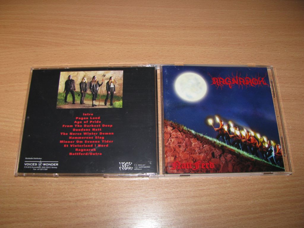 RAGNAROK - Nattferd  (1995 Head Not Found) - фото фото фото 0