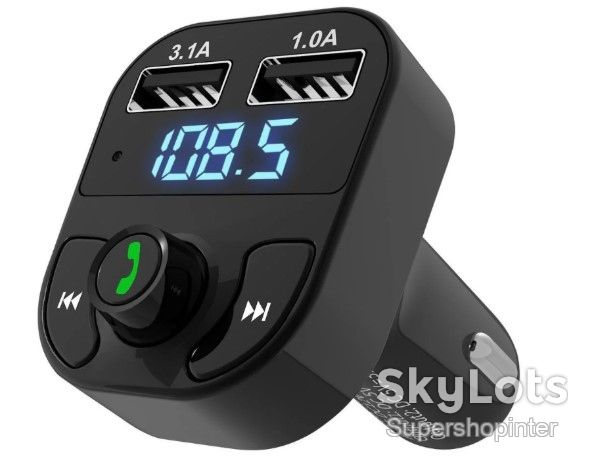 ФМ модулятор FM трансмиттер CAR X8 с Bluetooth MP3  (X8) - фото фото фото 1