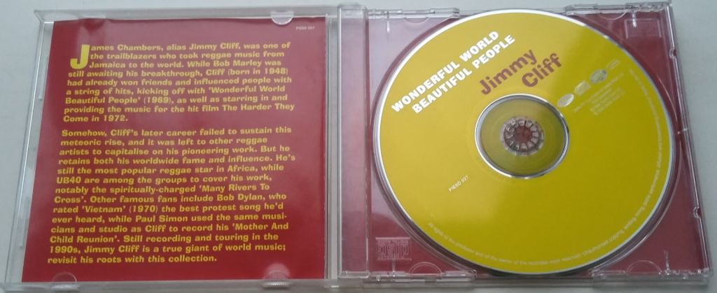 JIMMY CLIFF  Wonderful World Beautiful People CD UK - фото фото фото 1