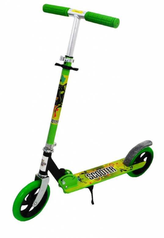 Двухколесный самокат Складной Scooter 460 Green (909184801) - фото фото фото 2