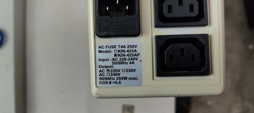 ИБП Бесперебойник UPS 425 VA / ВА PowerCom KIN-425AP № 232410506 - фото фото фото 2