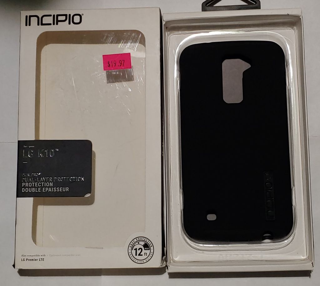 Чехол INCIPIO DualPro для LG K10 Premier LTE черный - фото фото фото 0