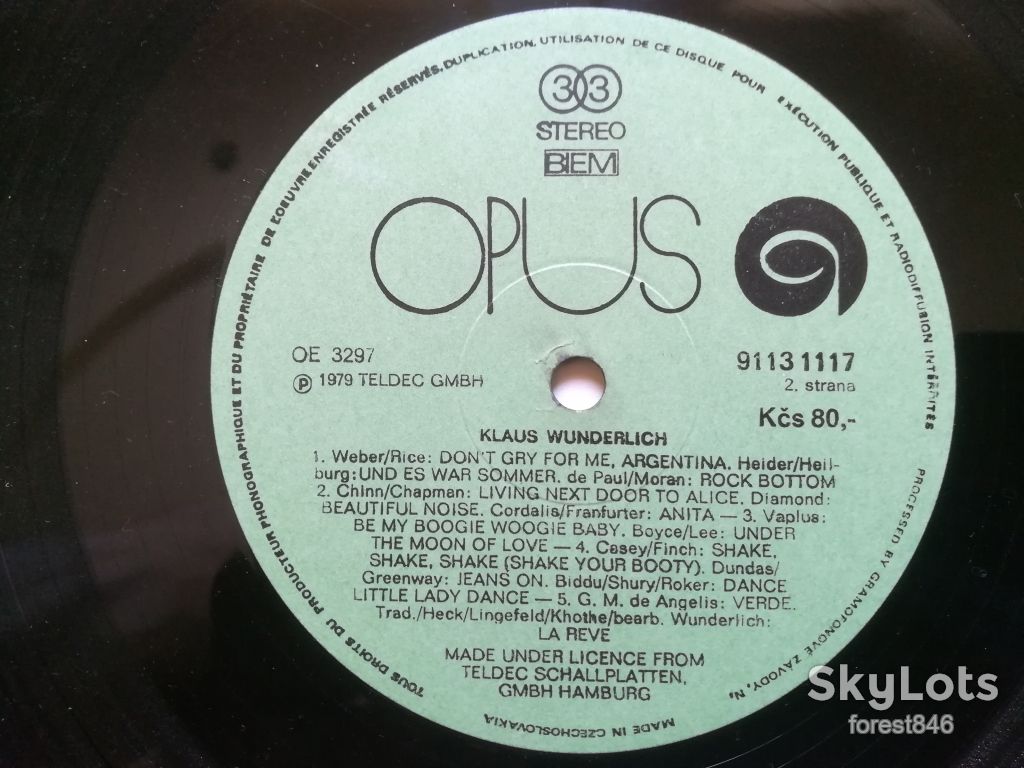 Klaus Wunderlich-Ex., Чехословакия - фото фото фото 6