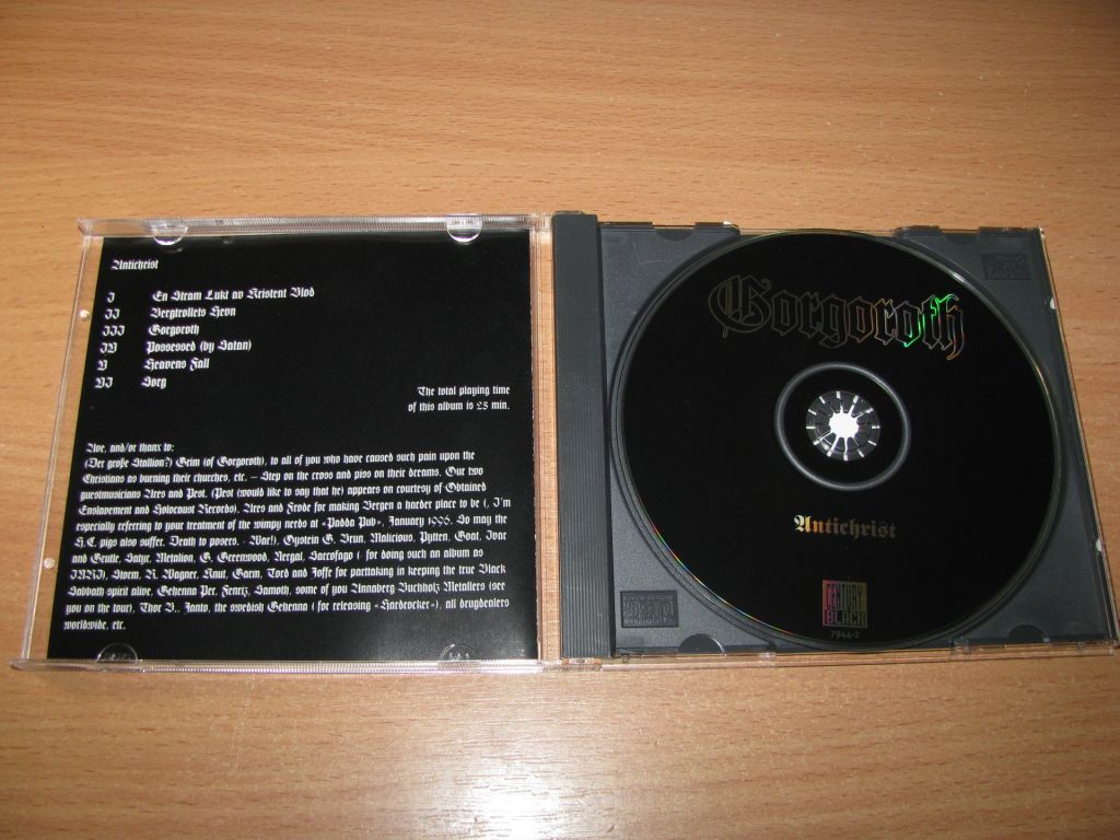 GORGOROTH - Antichrist  (1999 Century Black USA) - фото фото фото 1