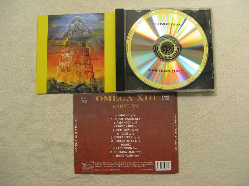 CD Omega XIII. Babylon. 1987/2007. - фото фото фото 2