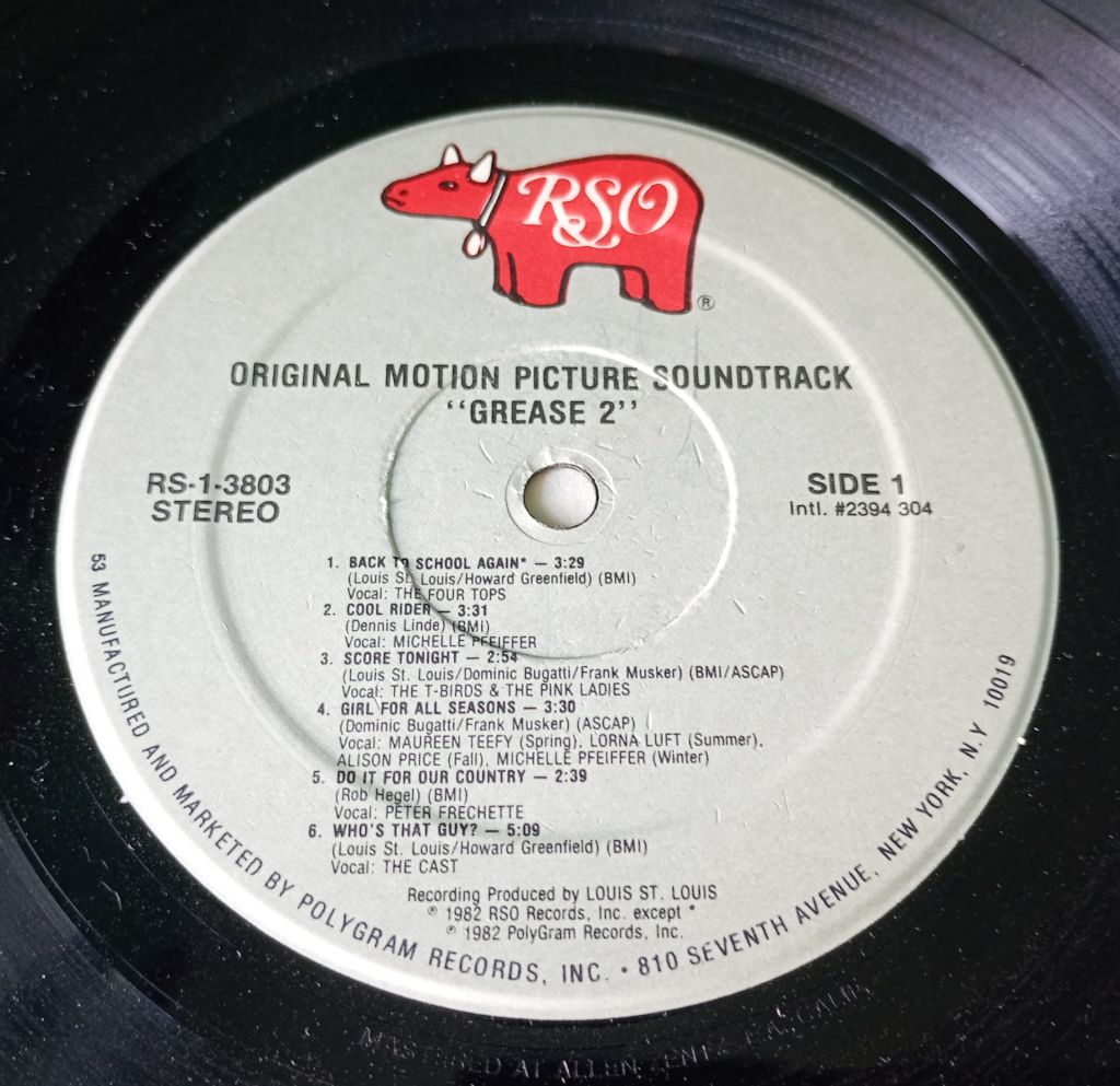 VARIOUS Grease 2  (Original Soundtrack Recording)  LP VG+/EX- - фото фото фото 3