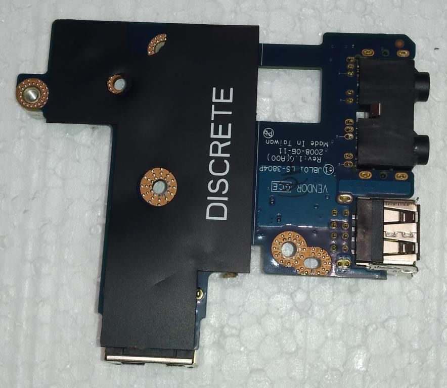 Плата USB, аудио, LAN с ноутбука DELL LATITUDE E6400 LS-3804P - фото фото фото 0