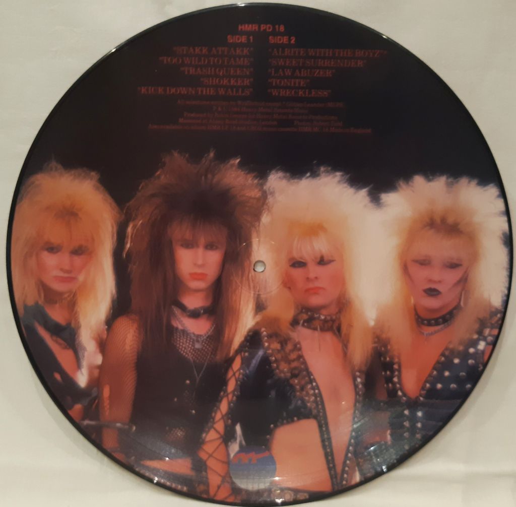Wrathchild - Stakk Attakk - 1984.  (LP). 12. Vinyl. Picture Disc. Пластинка. England - фото фото фото 1