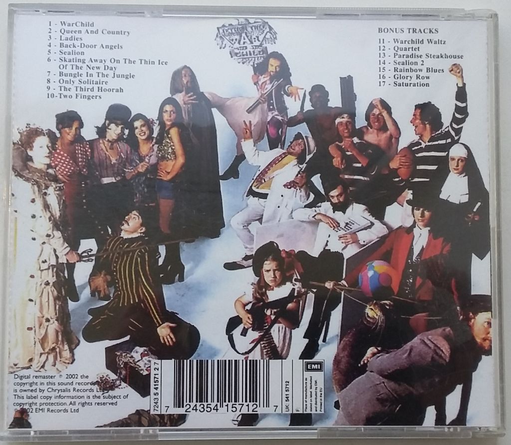JETHRO TULL  WarChild CD - фото фото фото 2