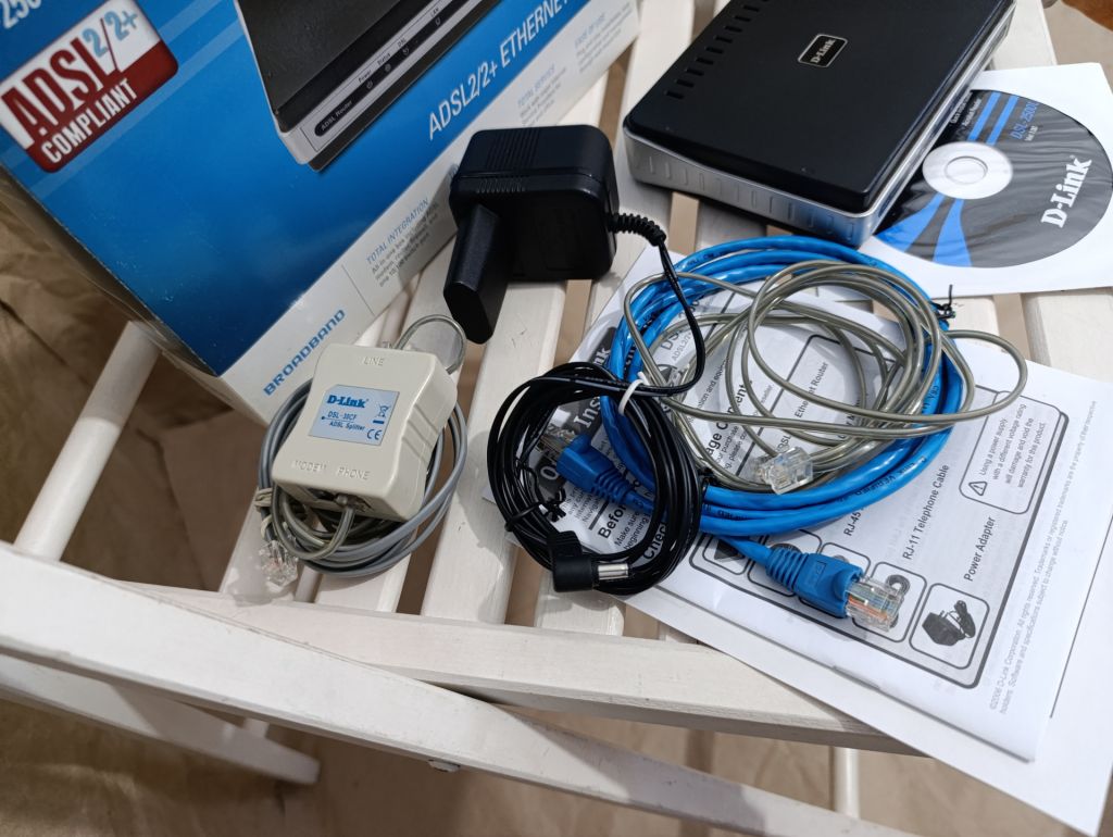 роутер ADSL/Ethernet - маршрутизатор D-Link DSL-2500U - фото фото фото 3