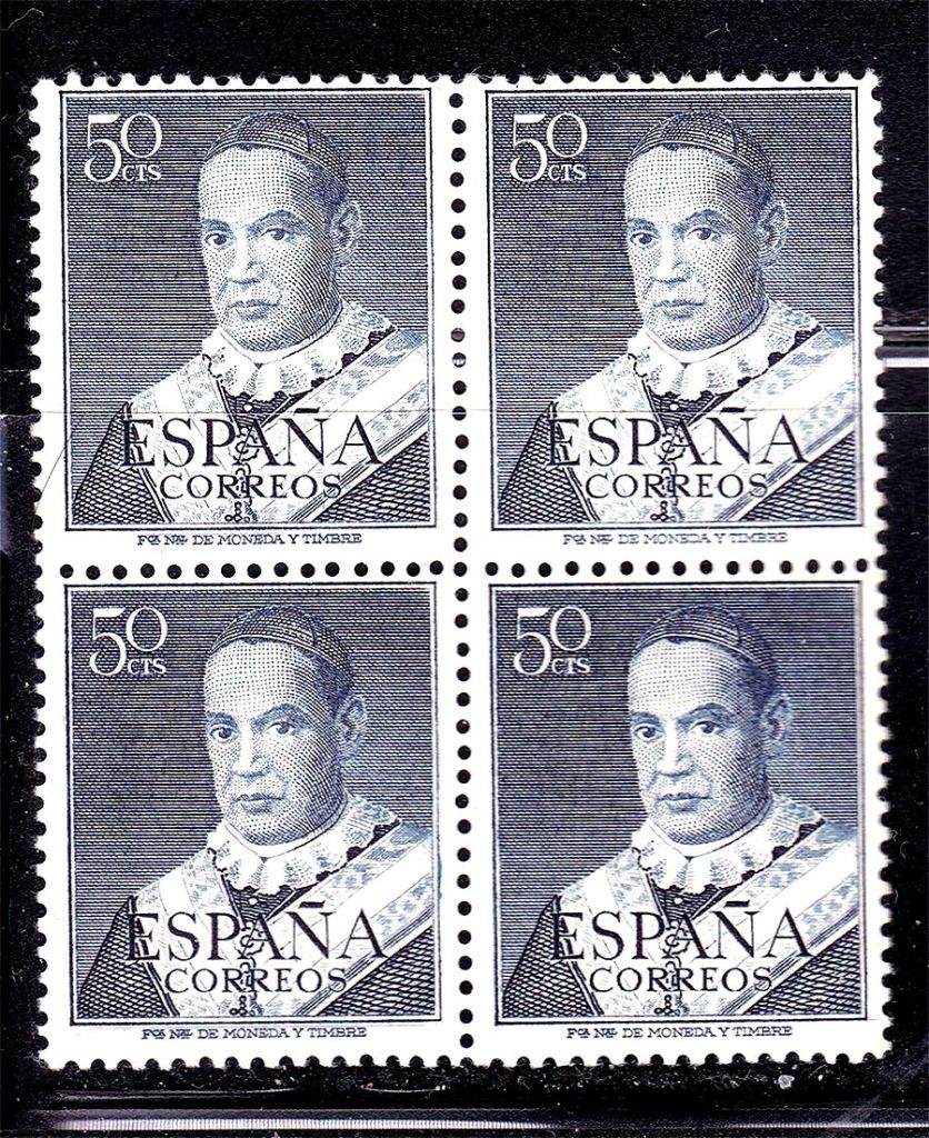 Испания  1951 г  MNH - квартблок - фото фото фото 0