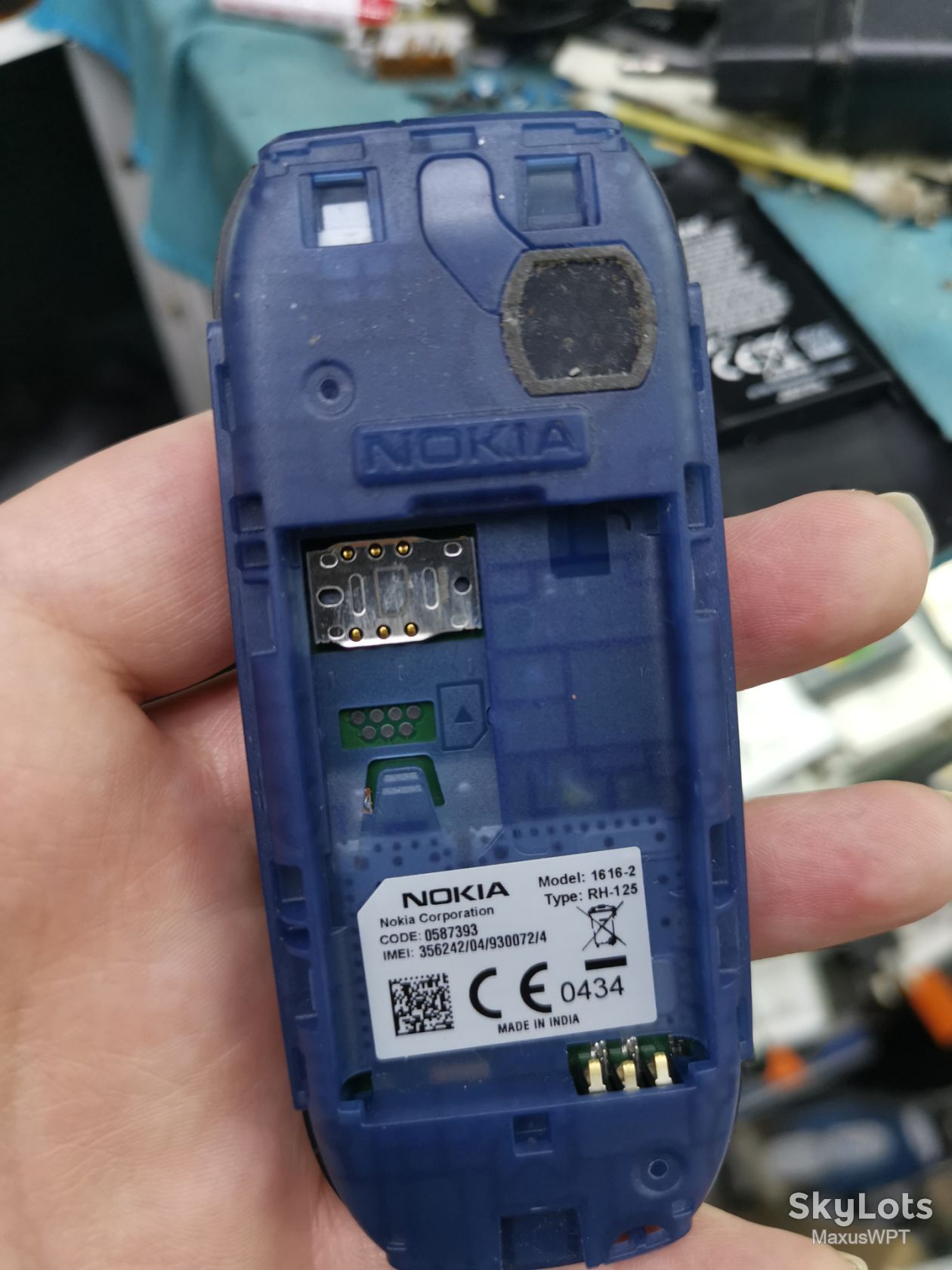 #shop Nokia 1616-2 1616 blue  072/4 - фото фото фото 4