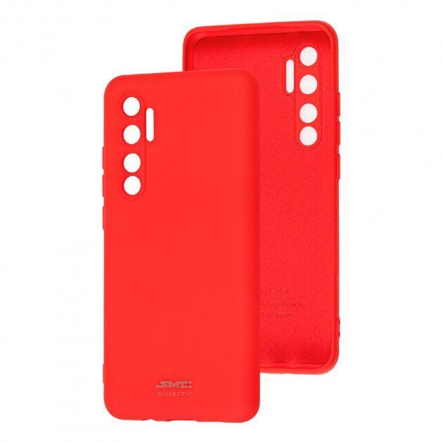ЧЕХОЛ НАКЛАДКА Xiaomi Mi Note 10 lite SILICONE COVER red - фото фото фото 1