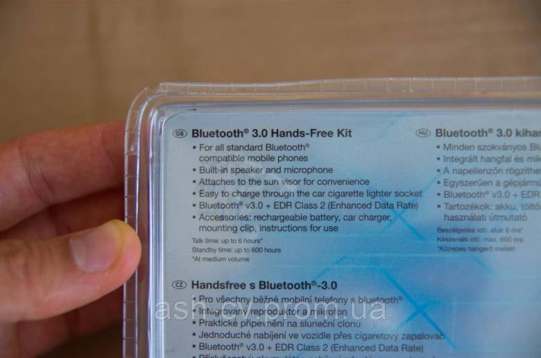 Автомобільна гарнітура SilverCrest Bluetooth 3.0 Hands-Free Kit SFA 30 C1 - фото фото фото 3