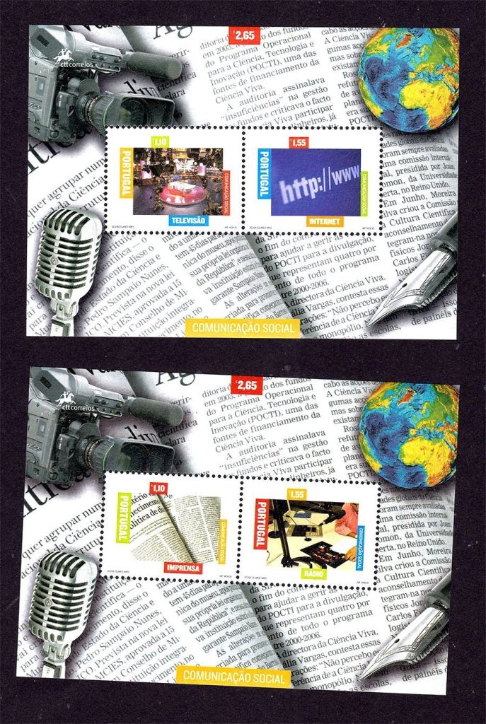 ZM Португалия  2005 г  MNH - 2а  блока - - фото фото фото 0