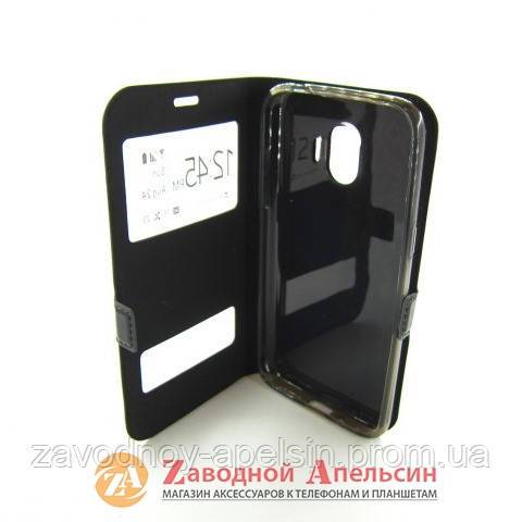 Чехол книжка Samsung J2 Pro J250 Smart Case gold - фото фото фото 2