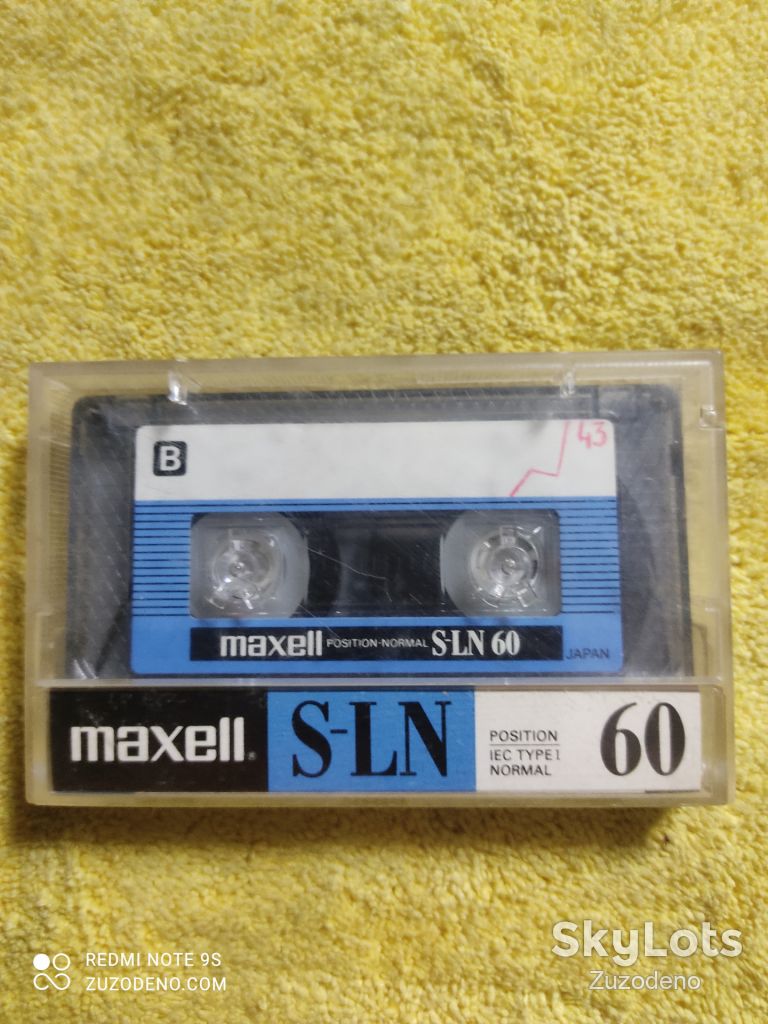 Б/У Аудио кассетa MAXELL S-LN 60 - фото фото фото 0