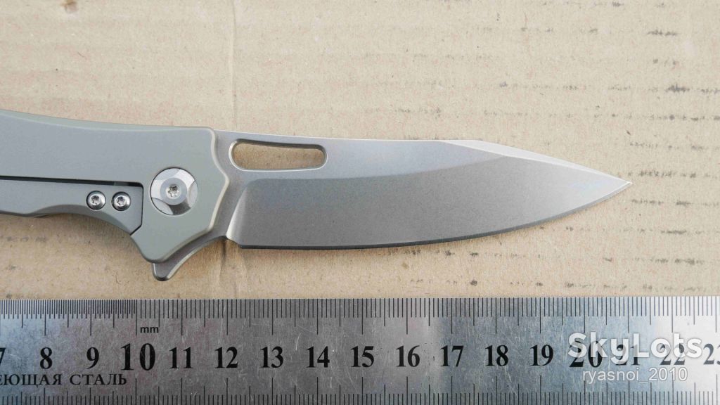 Untitled EF334, Titanium, D2 Stonewash, Ball Bearing, Outdoor, Tactical, EDC, Frame Lock - фото фото фото 3