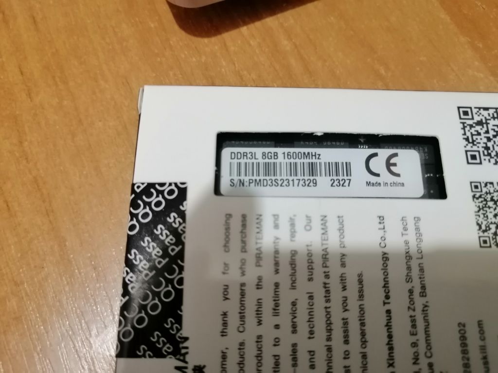 Pirateman Gaming 8GB DDR3L 1600MHz So-Dimm 1.35v DDR3 1.5v ОЗУ RAM оперативка - фото фото фото 2