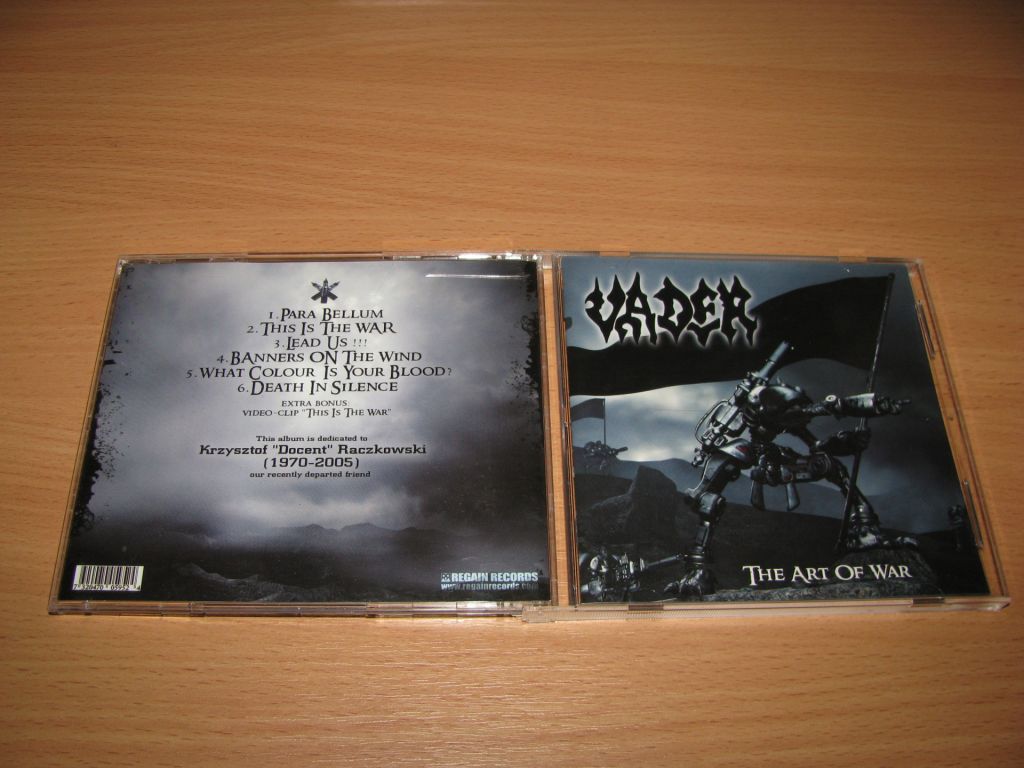 VADER - The Art Of War     (2005 Regain 1st press) - фото фото фото 0