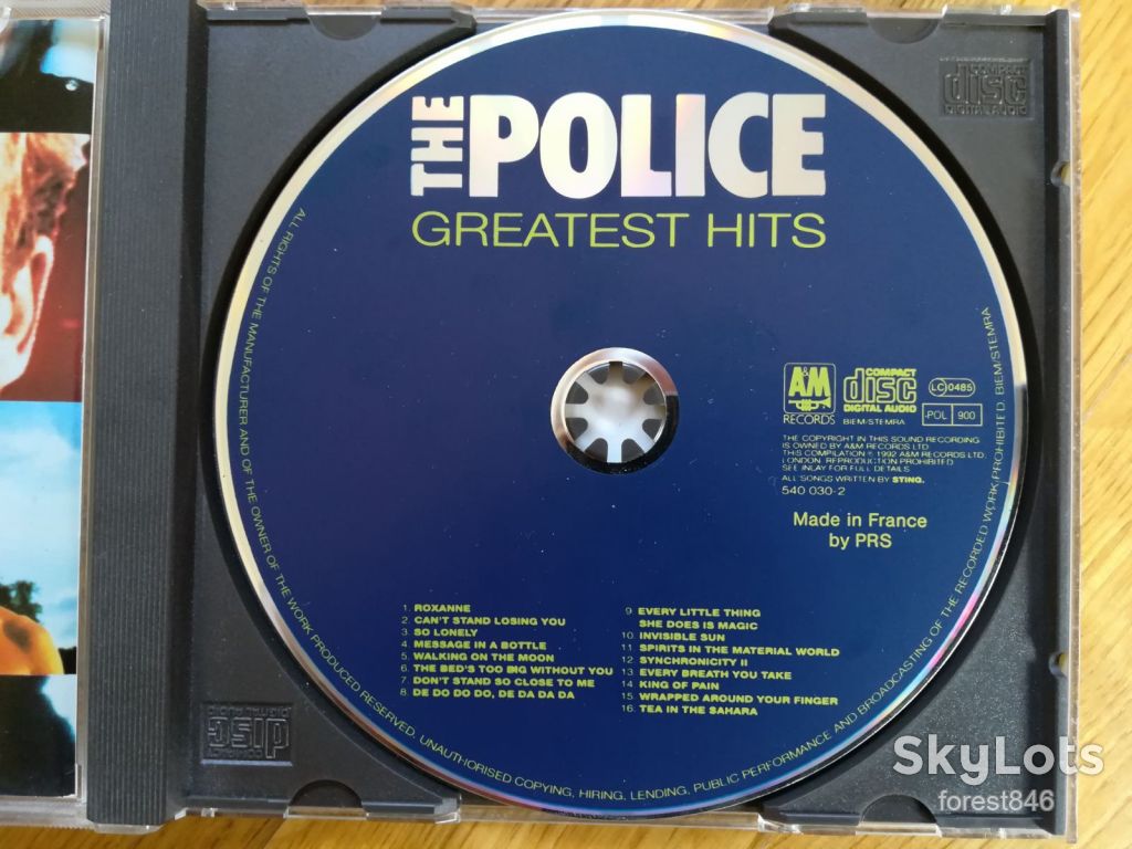 The Police-Greatest hits  (Франція)-состояние: 4+ - фото фото фото 7