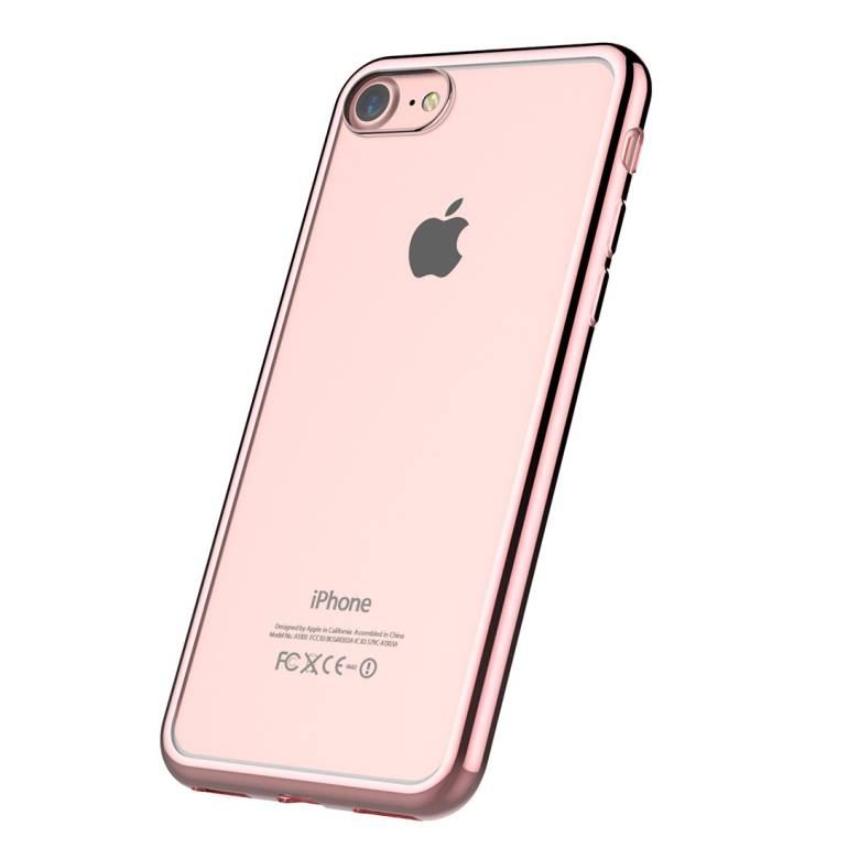 Чехол Devia для iPhone SE 2020/8/7 Glitter Rose Gold - фото фото фото 0