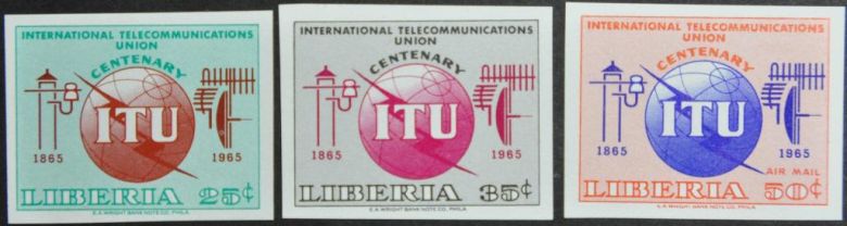 Либерия Космос Телекоммуникации UIT ITU 1965 - фото фото фото 0