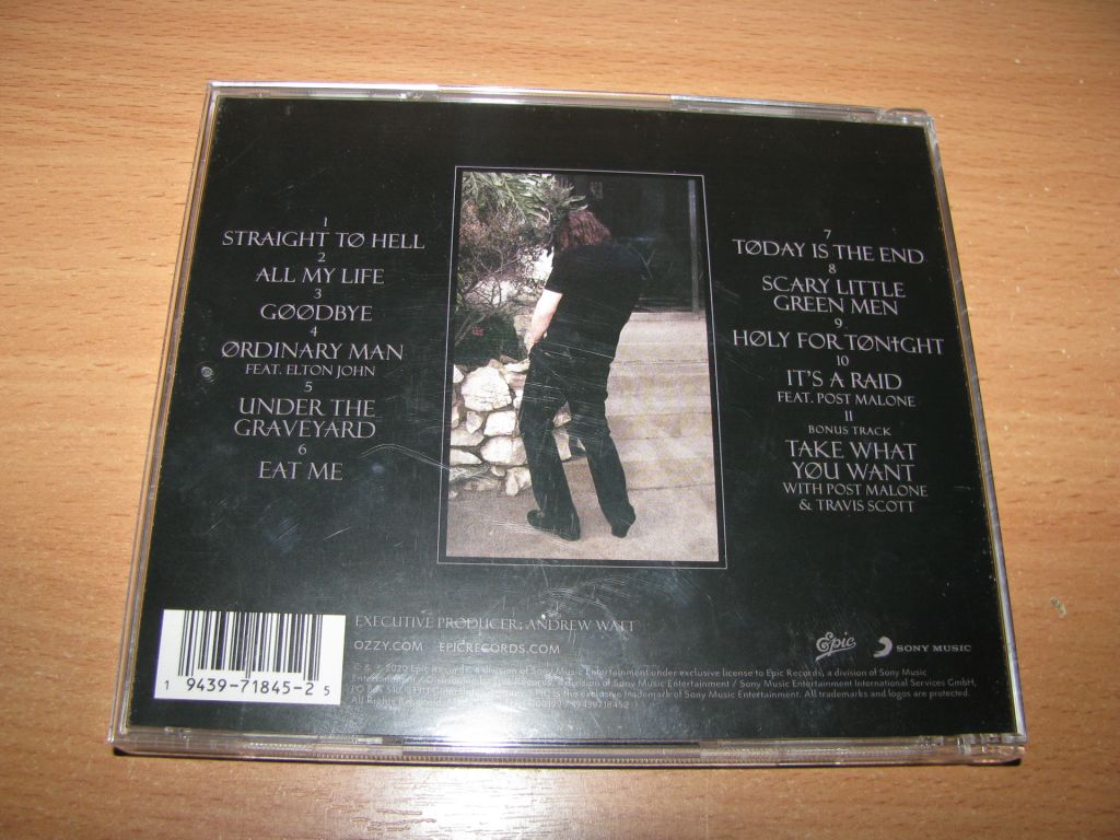 OZZY OSBOURNE - Ordinary Man 4 MC + CD  (hand signed) - фото фото фото 7