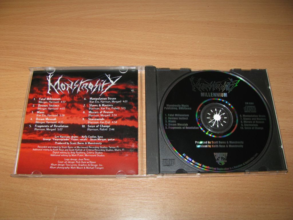 MONSTROSITY - Millennium  (1996 Conquest 1st press,USA) - фото фото фото 1