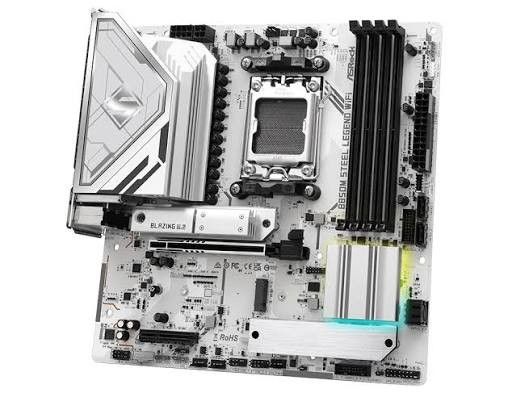 Мать AM5, ASRock B850M STEEL LEGEND WIFi Amd B850 - фото фото фото 1