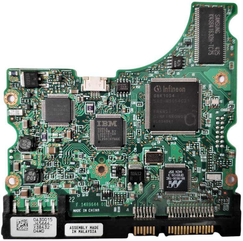 Плата HDD PCB 14R9644 0A30015 Hitachi HDS724040KLSA80 - фото фото фото 0